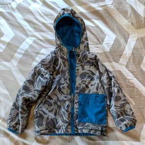 Patagonia puff ball reversible jacket 4T